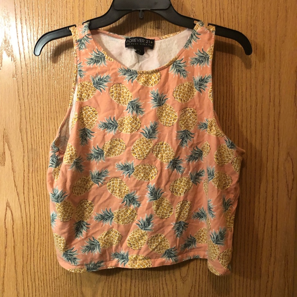 Plus size forever 21 crop top